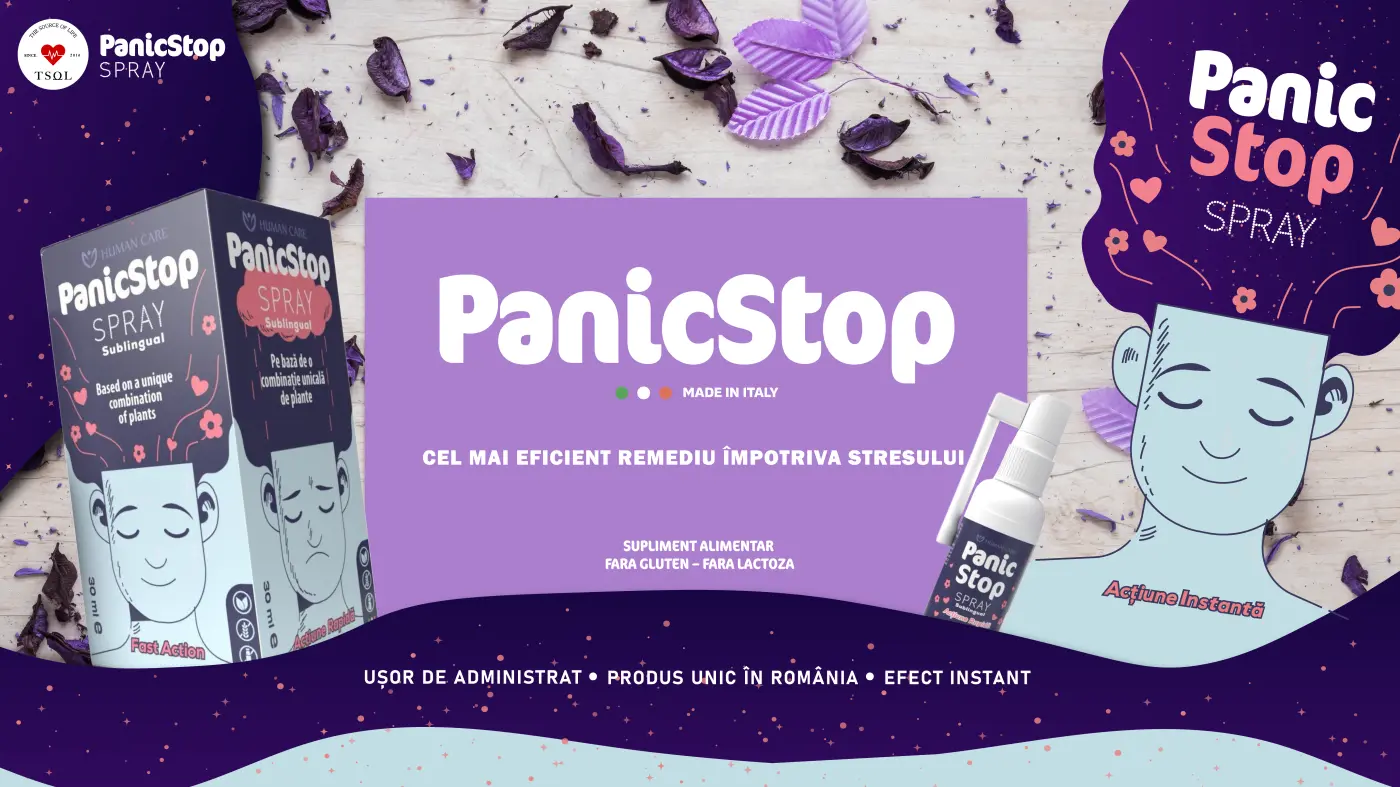 PanicStop combate starile anxioase, de neliniste si stres