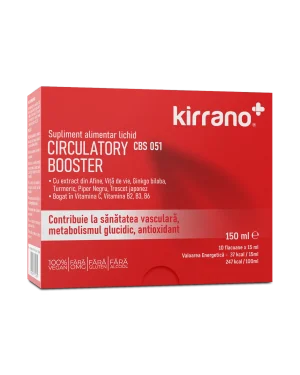 CIRCULATORY BOOSTER - contribuie la sanatatea vasculara, metabolismul glucidic, antioxidant